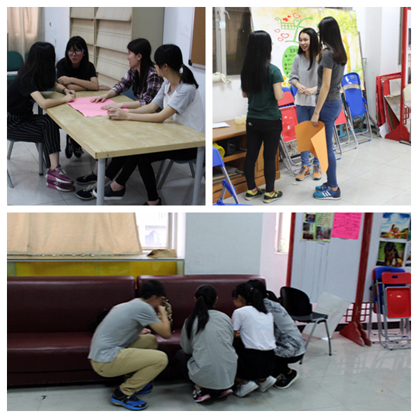 队员们讨论短剧